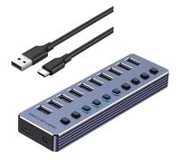 Adaptador USB 3.0 multipuerto con 4/7/10 puertos 5Gbps DC2V para una rápida transferencia de datos y carga de dispositivos