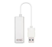 Nano Cable 10.03.0401 - Conversor USB a RJ45 Gigabit (USB 3.0, USB-C), compatible con Windows (10, 8.1, 8, 7, XP), Vista, Mac OS X (10.6-10.11) y Linux