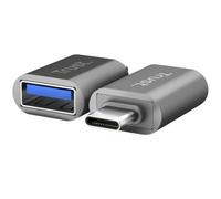Adaptador USB 3.0 Trust Calyx 26221/ USB Tipo-C Macho - USB Hembra