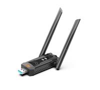 Adaptador USB 3.0 WiFi 7 de tres bandas 2.4G/5G/6G tarjeta de red con antenas giratorias compatible con protocolo IEEE802.1ax para computadoras de escritorio