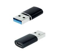 Adaptador Usb-a 3.1 A Usb-c Usb-a/m-usb-c/h Negro Nanocable