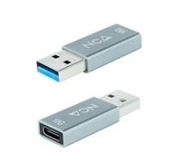 Adaptador USB 3.1 Nanocable 10.02.0013/ USB Macho - USB Tipo-C Hembra