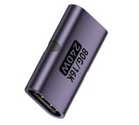 Adaptador USB 4.0.0 de metal con transmisión rápida de 80 Gbps, carga de 240 W para mayor fiabilidad, concentrador USB C