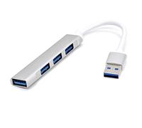 Adaptador USB 4 en 1 USB tipo C HUB de 4 puertos USB 2.0 para accesorios de computadora