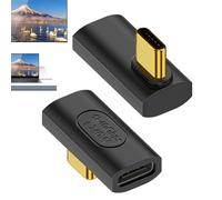 Adaptador USB 40 Gbps - Tipo -C para 8 K Alta Definición | 240 W Transmisión del Adaptador Estéreo 8 K HD Salida .0 Middle Bend Type-C 4.0, Electrónica De Transmisión Rápida Home, Viajes, Viajes D