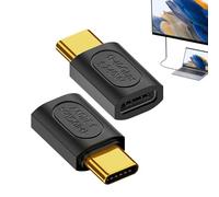 Adaptador USB 40 Gbps - Tipo -C para 8 K Alta Definición | 240 W Transmisión del Adaptador Estéreo 8 K HD Salida .0 Middle Bend Type-C 4.0, Electrónica De Transmisión Rápida Home, Viajes, Viajes D