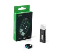 Adaptador USB 5.3 Switch para ps5 para ps4 PC para android TV Receptor Transmisor Sonido Sin Cables Vibración 10M Negro