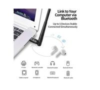 Adaptador USB 6.0 BT6.0, Receptor y Transmisor de Audio y Música Inalámbrico A2DP/AAC/SBC para PC, Ratón y Teclado.