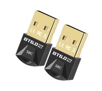 Adaptador USB 6.0 de 2 Piezas, Decodificador AAC, Receptor de Audio y Música Inalámbrico, Transmisor para PC, Ratón y Teclado.