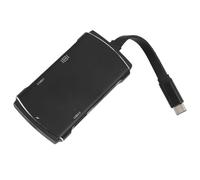 Adaptador USB 6 en 1 Tipo C Hub con Interfaz Multimedia 4K HD Estación de Acoplamiento USB 3.0 100W PD de 5 Gbps con Lector de Tarjetas