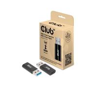 Adaptador USB-A 3.2 Gen1 a USB-C Club 3D CAC-1525 5Gbps Negro Plug and Play