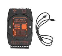 Adaptador USB a Convertidor 5 en 1 de grado industrial con fuente de alimentación aislada de 2 W para uso comercial industrial Carcasa retardante de llama ABS ((velocidad de comunicación de 200 Kb))