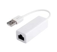 Adaptador USB a Ethernet plegable de 10/100 Mbps, compatible con Windows 98 para mesa