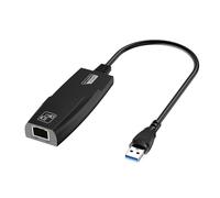 Adaptador USB a Ethernet, USB 3.0 a red LAN Gigabit Ethernet sin controlador, adaptador de Internet RJ45 de 100/1000 Mbps compatible con laptop, MacBook, Surface, PC con Windows, XP, Mac/Linux