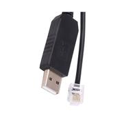 Adaptador USB a Rj11 Rj12 6P4C Cable de Control en Serie Cable EQMOD para ConexióN de PC de Montaje Az- para Cable de Control Manual, 1.8M