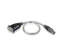 UC232A cambiador de género para cable USB RS-232 Plata, Adaptador USB, RS-232, Plata