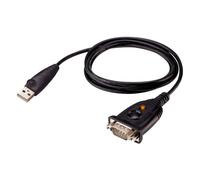 Adaptador USB a RS-232 Aten UC232AF Negro 1.2 m USB tipo A DB-9