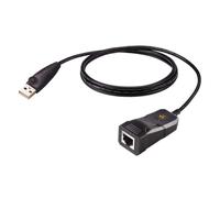 Adaptador USB a Serial Aten UC232BF Negro 1,2 m USB tipo A RJ-45