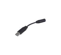 Adaptador USB a tarjeta de sonido externa de 3,5 mm para una fácil conexión de auriculares y micrófono, resistente a la corrosión