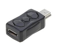 Adaptador USB a USB, convertidor bidireccional, compatible con carga y sincronización de datos, conector de 480 Mbps.