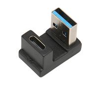 Adaptador USB angular para portátil, diseño en forma de U que ahorra espacio, adaptador de datos con tecnología USB 3.1, compatible con versiones