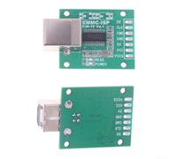 Adaptador USB-B EMMC ISP AU6438BS para intermitentes y para desbloquear dispositivos móviles mediante conexión estándar de cable de impresora USB