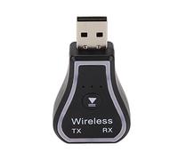 Adaptador USB Bluetooth, Bluetooth 5.0 7 Color RGB Luz Ambiental 2 en 1 Transmisor Receptor Inalámbrico para PC TV Auriculares Estéreo Doméstico
