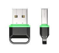 Adaptador USB BT 5.3 Transmisor Receptor Inalámbrico Transmisión de 50 Mbps para Auriculares, Parlantes, Mouse y Teclado, Conveniente y Práctico para el Hogar, la Oficina o los