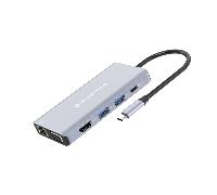 Conceptronic DONN20G Alámbrico USB 3.2 Gen 1 (3.1 Gen 1) Type-C Gris