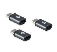 Conceptronic USB-C a Micro USB (Pack x3) - Adaptador
