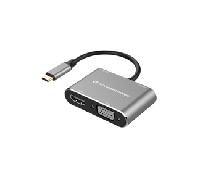 Docking Station Convertidor USB-C 4-IN-1 - HDMI + VGA - CONCEPTRONIC