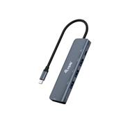 Equip Adaptador USB-C a HDMI 4K/USB-C PD/2x USB 3.2 Negro