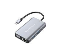 ADAPTADOR USB-C 7IN1 CONCEPTRONIC HDMI VGA USB 3.0 LAN GIGABIT USB-C CARGA 100W