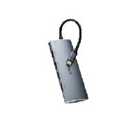 Equip Adaptador multifunción USB-C 7 en 1, HDMI, USB 3.0, TF/MICRO SD, 60W USB PD