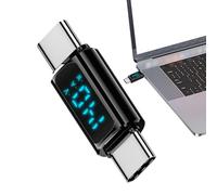 Adaptador USB C a adaptador: carga rápida preparada para el futuro para portátiles, suministro de energía PD 3.1 de 140 W, transferencia de datos de 40 Gbps + vídeo de 8 K a 60 Hz, carcasa de aleación