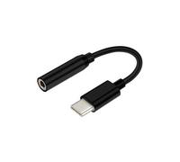 ADAPTADOR USB-C A AUDIO JACK 3.5 AISENS NEGRO