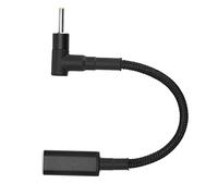 Adaptador USB C a CC, Adaptador Portátil de 2,5 X 0,7 Mm 100 W USB C Hembra a CC Macho para Computadora Portátil