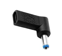 Adaptador USB C a CC, cargador de CC de carga rápida, enchufe de barril a adaptador USB C, práctico adaptador de cargador conector de carga para la mayoría de portátiles