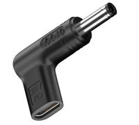 Adaptador USB C a CC de 100 W de 4,5 x 3,0 mm, PD USB C hembra a 19,5 V CC macho, tipo USB C a 4,5 x 3,0 mm, adaptador hecho para portátiles Dell Series