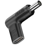 Adaptador USB C a CC de 100 W de 6,0 x 3,7 mm, PD USB C hembra a 19 V 20 V CC macho, tipo USB C a 6,0 x 3,7 mm adaptador hecho para Asus Rog Gamying Laptop Series y más