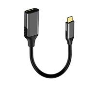 Adaptador USB C a DisplayPort, cable adaptador Thunderbolt 3 a hembra DP1.4 de 18 cm (3840 x 2160 @ 60 Hz), compatible con MacBook Pro, iMac, Dell XPS, Alienware, Razer Blade, Oculus Rift S, etc