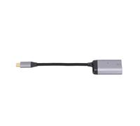 Adaptador USB C a DisplayPort ultradelgado con soporte para 4K60Hz y carga rápida PD para portátiles modernos - Carcasa de aleación de aluminio