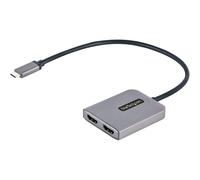 Adaptador USB-C a Doble HDMI StarTech.com, Hub USB Tipo-C Multi-Monitor MST, Doble Pantalla HDMI 4K 60Hz para PC Splitter, HDR.
