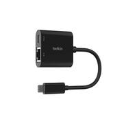 Adaptador USB-C a Ethernet - BELKIN - Connect - 100 W - 10/100/1000 Mbps - Negro