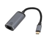 Adaptador USB C a Ethernet de 2,5 Gbps, Adaptador USB C a Gigabit Ethernet para Android, OS X, Linux, Adaptable 10/100/1000/2500 Mbps, Plug and Play