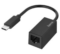 Adaptador USB-C a Ethernet - Hama 00200322, USB - C 3.1, Para Gigabit