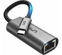 Adaptador USB-C a Ethernet, LAN de 1 Gbps sin necesidad de controladores, compatible con Thunderbolt 3/4, para MacBook, iPhone 15 Pro/Max, Dell XPS,