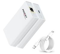 Adaptador USB C a Ethernet PROCETR J45 adaptador de Internet compatible con IEEE802.3 AT estándar, proporciona una fuente de alimentación de 5 V/2 A (23 W) compacta y conveniente para llevar Plug and