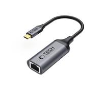 Adaptador USB-C a Ethernet RJ45 de 1000 Mbps - Negro