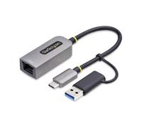StarTech Adaptador USB-C a Ethernet 10/100/1Gb con adaptador USB-A